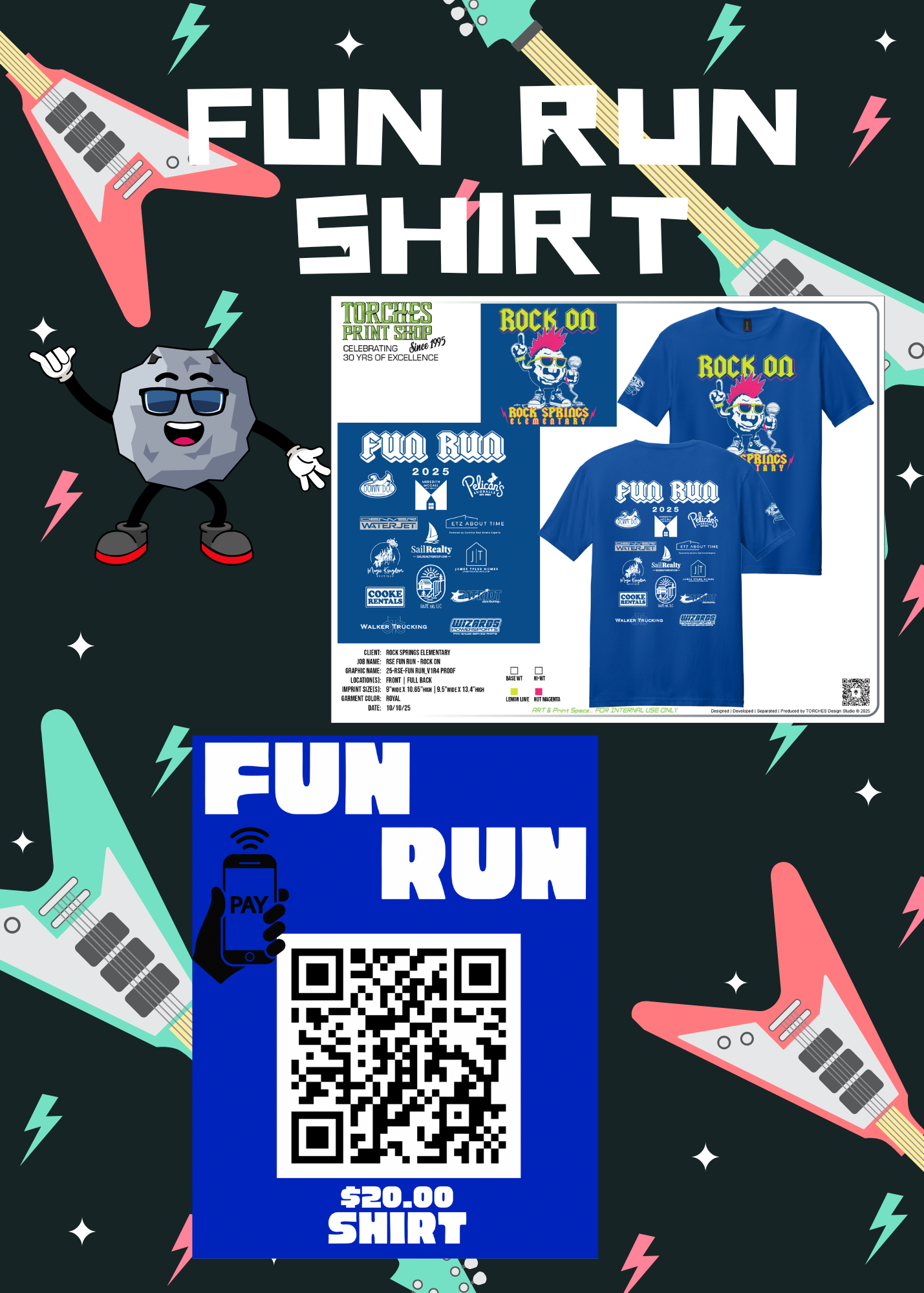 Fun Run t-shirts – Rock Springs Elementary School PTO